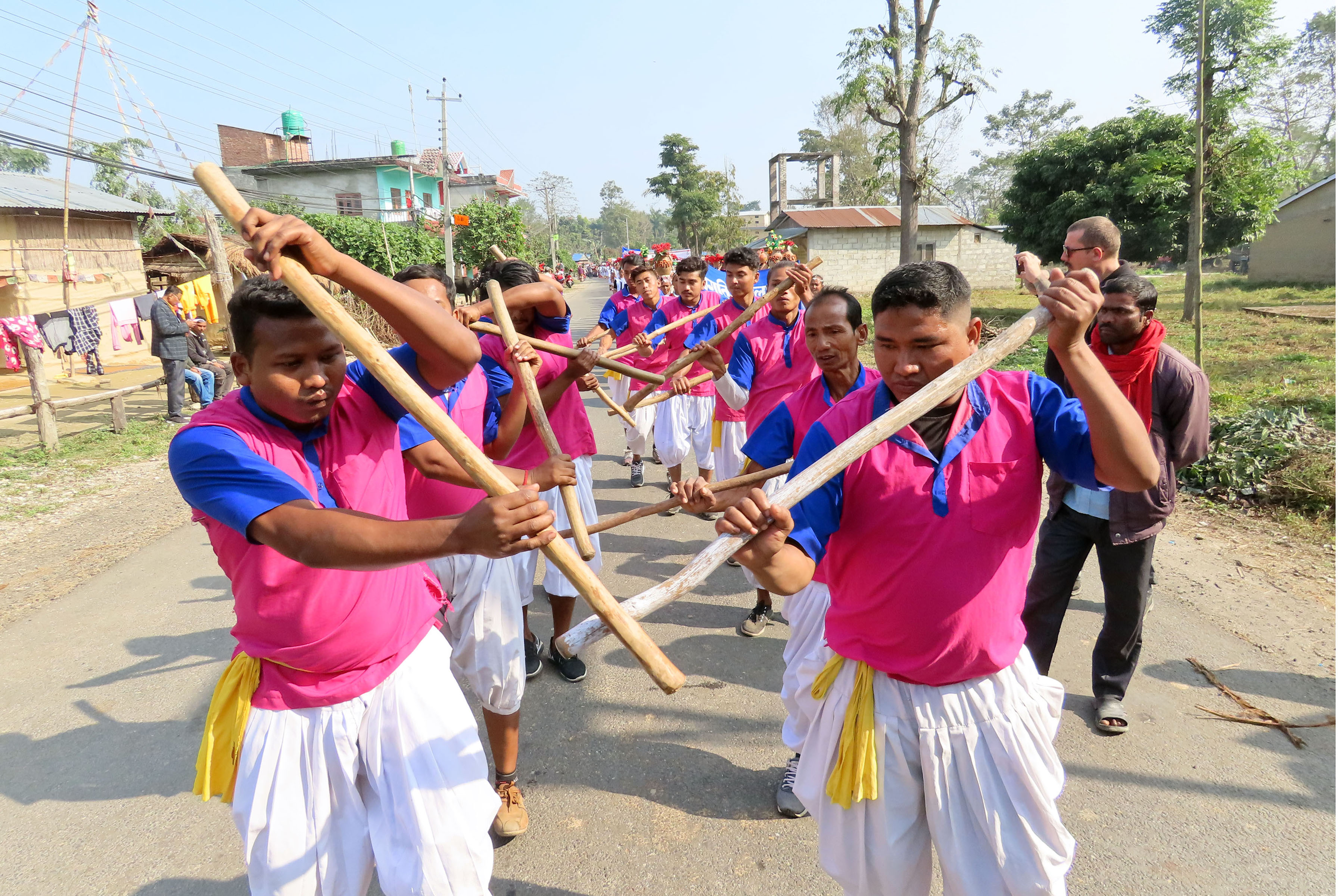 Freed kamaiyas provided with agricultural tools