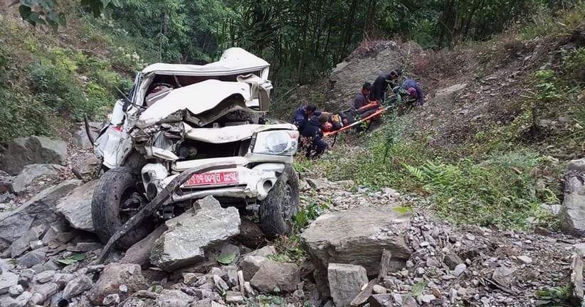 Eight killed in jeep accident in Pyuthan