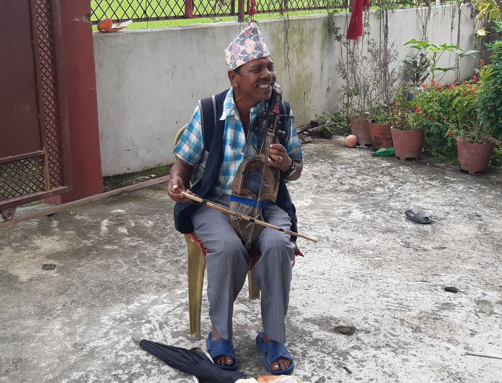 Sarangi player for 55 years, Gandarbha worries about dying art form 