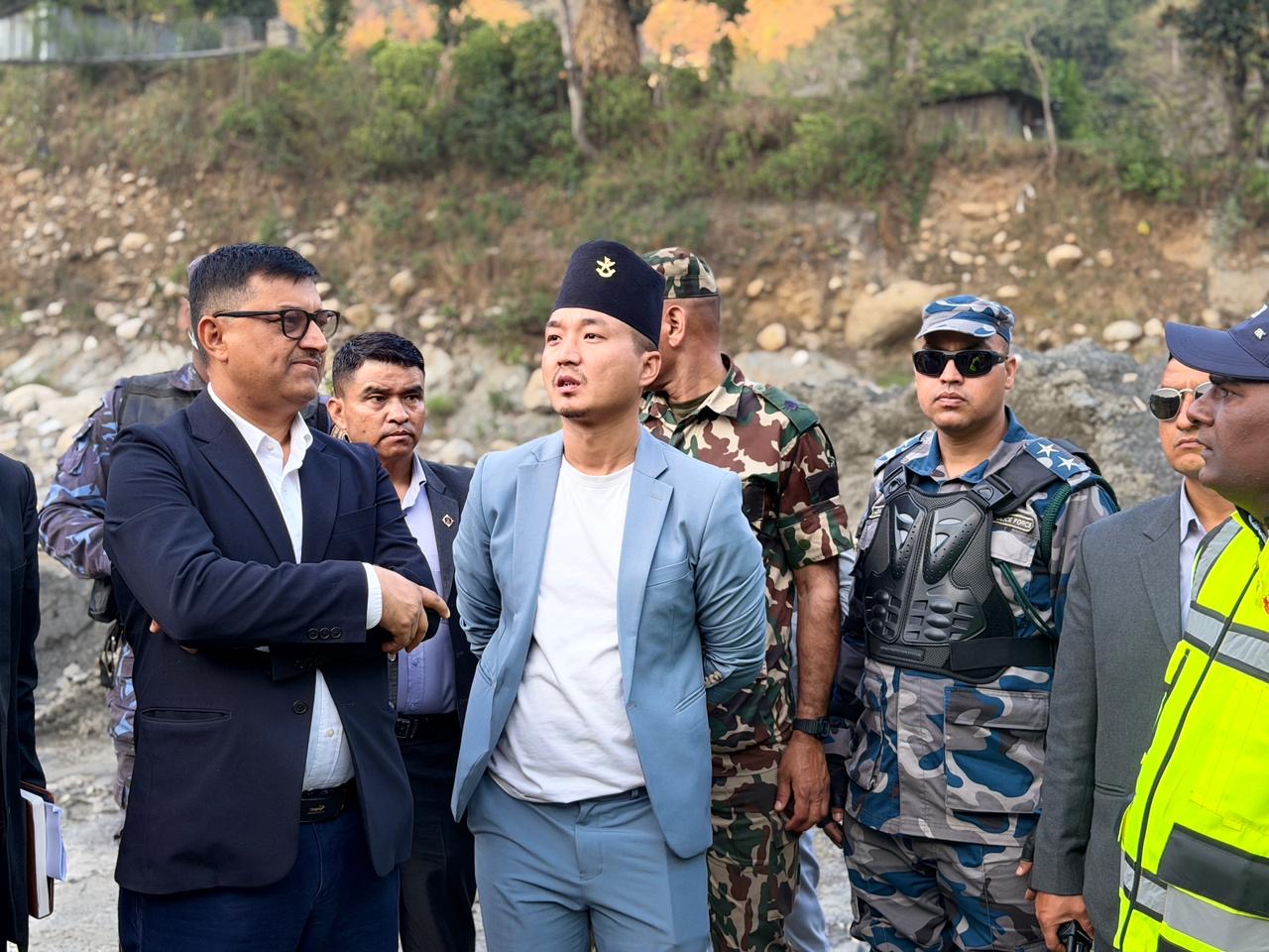 Home Minister Gurung orders shutdown of illegal mining and crusher operations